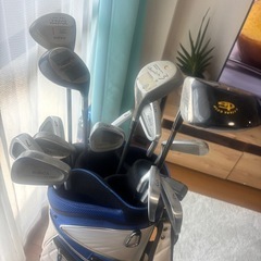 ゴルフバック、クラブ一式セット中古
の画像