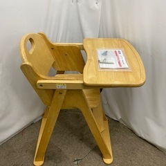 KATOJI カトージ ベビーチェア 木製ハイチェア ベルト テーブルの画像