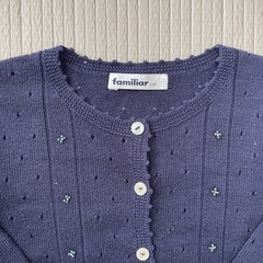 familiar カーディガン　110の画像