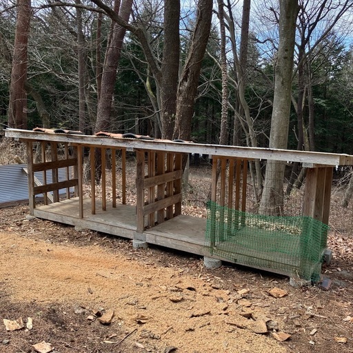 薪小屋 薪　ストック棚　小屋　DIY