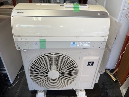 【中古】大阪引取限定　SHARP AC-H63ATC エアコン本体 2018年製【KSC1F123】