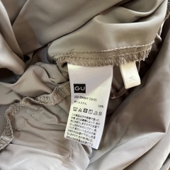 GU フレアスカート　グレー　Mの画像