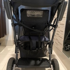 ＊お取引中＊　KATOJIベビーカー　2人用　レインカバー付きの画像