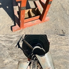 マサル式製縄機　縄編み　ワラ縄　縄ない機　古民具　アンティークの画像