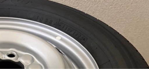 新品トーヨーノーマルタイヤ　ホイール付き145/80R12 80/78N 決まりました
