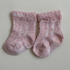 新品未使用 ベビー靴下 7-9cm 3足セット 西松屋の画像