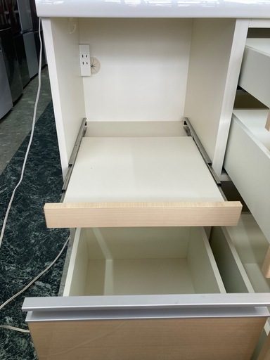 パモウナ　食器棚　レンジボード　中古　リサイクルショップ宮崎屋　住吉店26.3.23 パモウナ 食器棚 レンジボード 中古 リサイクルショップ宮崎屋 住吉店