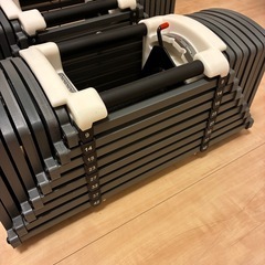 【42kg×2】キロ表記 ブロック式可変ダンベル＋インクラインベンチ＋マット 3点セットの画像