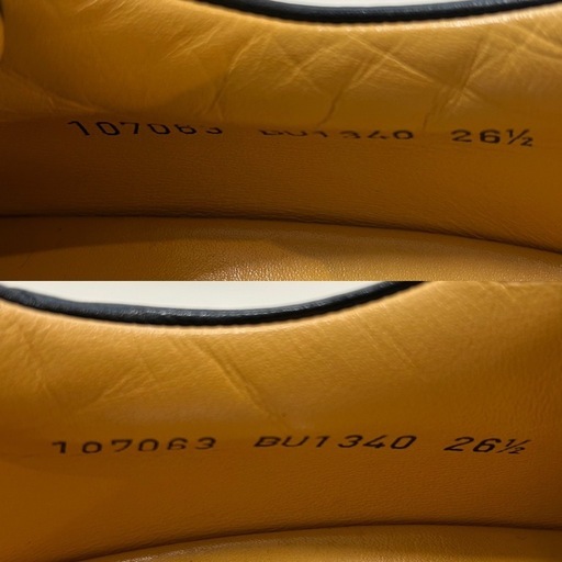 BURBERRYバーバリーBU-1340高級ブランドレザースニーカー 日本製26.5センチカジュアルシューズ ウォーキングシューズ ジョギングシューズ くつ クツ 紐靴 高級ブランドスニーカー 紳士靴blackブラック黒色メンズ（men’s）男性用、紳士