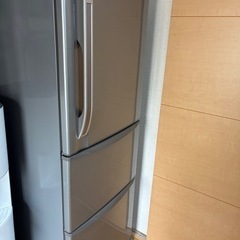 【TOSHIBA】3ドア冷蔵庫 339L GR-34ZV(N) 2009年製 動作OKの画像