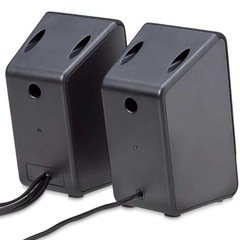 ベーシック PCスピーカー USB ブラックの画像
