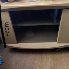 ガラスキャビネット テレビ台の画像