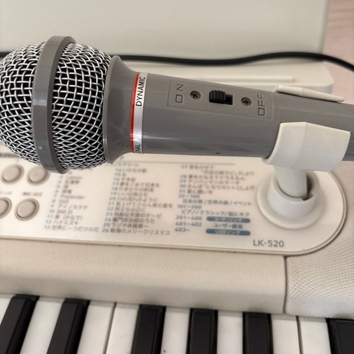 カシオLK-520 Casiotone 光ナビゲーションキーボード