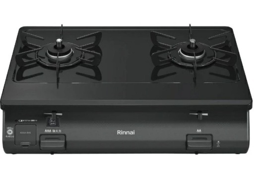 【新品】リンナイ ガスコンロ(グリル無し)左強 KG64-2HSL 都市ガス