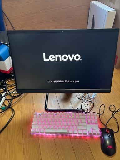 値下げIdeaCentre AIO 350 (AMD) SSD 液晶一体型デスクトップ