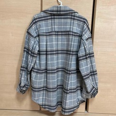 チェック　シャツ　ジャケットの画像