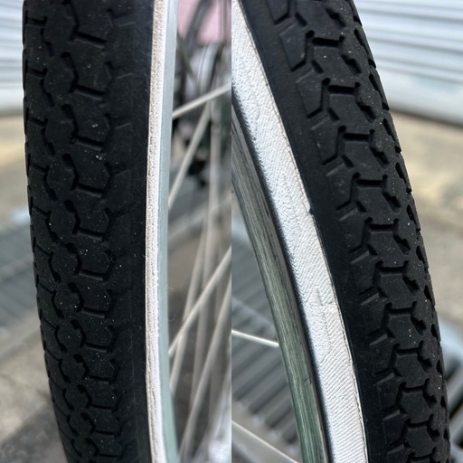 美品 ママチャリ 26インチ アルミフレーム BRIDGESTONE LED 内装3段変速