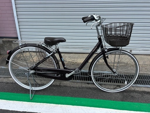 美品 ママチャリ 26インチ アルミフレーム BRIDGESTONE LED 内装3段変速