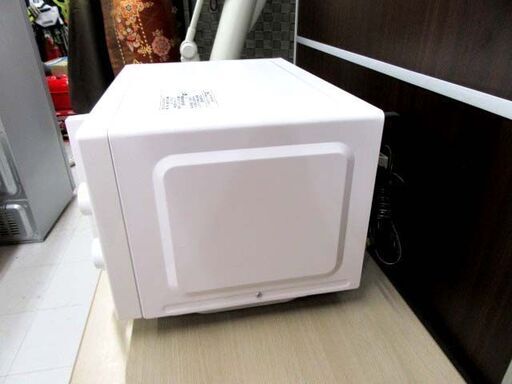 ニトリ フラット電子レンジ 17L 2023年製 BN20K WH ホワイト ヘルツフリー キッチン家電 電子レンジ NITORI 苫小牧西店