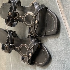 夏 サンダル 使用感あり 23.5〜24.5cmの画像