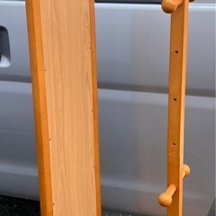 ミラー付きハンガー ラックの画像