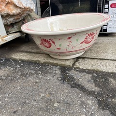 陶磁器水槽‼️直径：42cm高さ18cmの画像