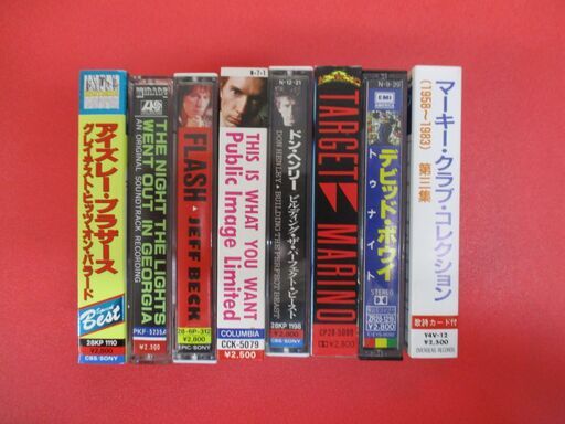 B100　☆彡カセットテープ☆彡　洋楽　8本セット