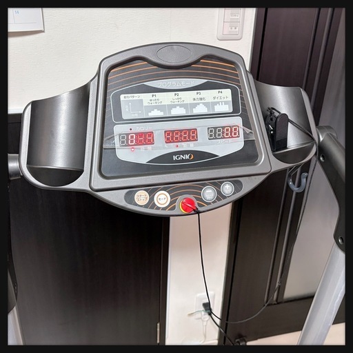 IGNIO 電動ウォーキングマシン 家庭用ルームランナー