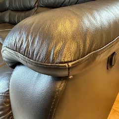 ニトリ　電動ソファ　3人用の画像