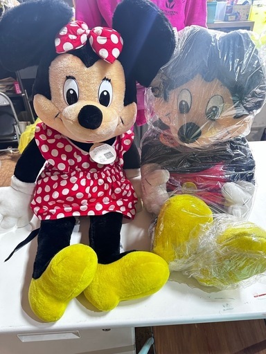 90cmミッキー&ミニー　2点セット　