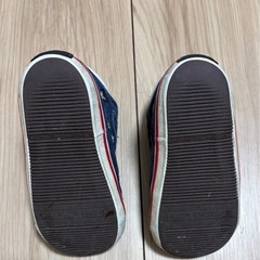 ミキハウス Double B キッズシューズ 15.5cm デニム 通園用にの画像