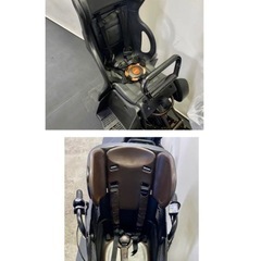 1年保証　送料無料　ブリヂストン　20インチ　子供乗せ　3人乗り 茶色　電動アシスト自転車　g323の画像