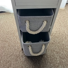 カラーボックス　白　美品　おまけ付きの画像