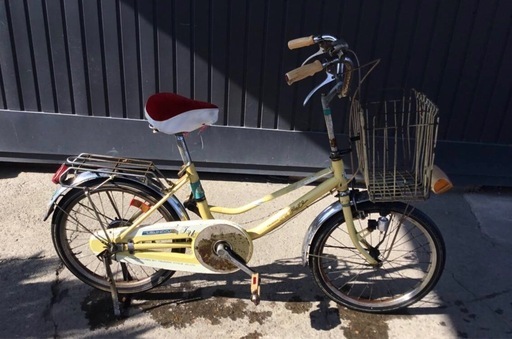 A-501△ v 岐阜発/ 昭和レトロ/ ツノダ/ 20インチ/ 自転車/ 変速なし/ ママチャリ/タイヤひび割れあり/走行確認/ 現状品/ R7.11/14 △