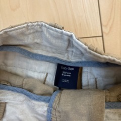 babyGap ベージュ ロングパンツ 100cmの画像