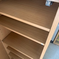 鏡付き　靴箱の画像