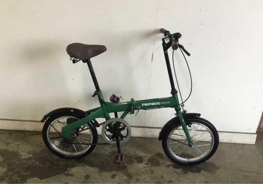 A-503△ v 岐阜発/ 折りたたみ自転車/ PROVROS/ 16インチ/ 変速なし/ 走行確認/ 現状品/ R7.12/20 △