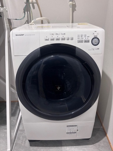 ES-S7D-WL ドラム式洗濯乾燥機 ホワイト系 [洗濯7.0kg /乾燥3.5kg /ヒーター乾燥