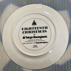 ディズニーランド　2000年　クリスマスプレートの画像