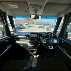 【支払総額20.8万円】h27年式後期型N BOXカスタム車検令和10年3月機関良好 CTBA 両側パワスラ フルセグTV フリップダウン バックカメラの画像