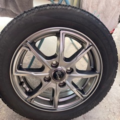 155 65 14 スタッドレス　ホイールセットの画像