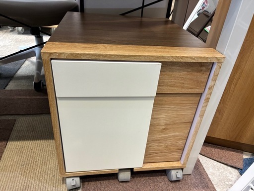 パソコンデスク ワゴンセット 机 中古 家具 買取 引取 不要 大学生協 ポルタダI-DS