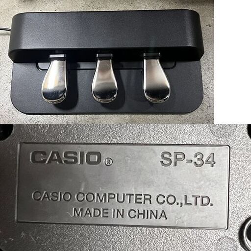 CASIO カシオ プリビア 電子ピアノ PX-S1000 2020年製 88鍵盤 ホワイト スタンド 3本ペダルユニット付き キーボ