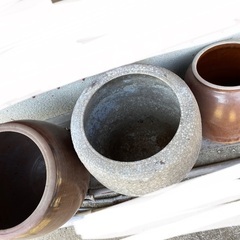 ツボ　灰入れ　入れ物の画像