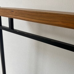 【お譲りする方決まりました】ハンガーラック　洋服収納棚の画像