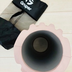 Gruperフォームローラー2in1 筋膜ローラー 筋膜リリース 肩こり むくみ解消 ホームローラ グリッド2種類 マッサージの画像