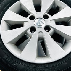 14インチのアルミホイールとタイヤ4本セットの画像