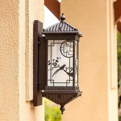 未使用品和風 壁掛けライト 屋外照明 玄関灯 レトロ 防水 アンティーク調の画像