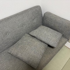 3人掛けソファー　グレーの画像