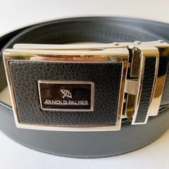 アーノルドパーマー　ベルト紳士　黒の画像